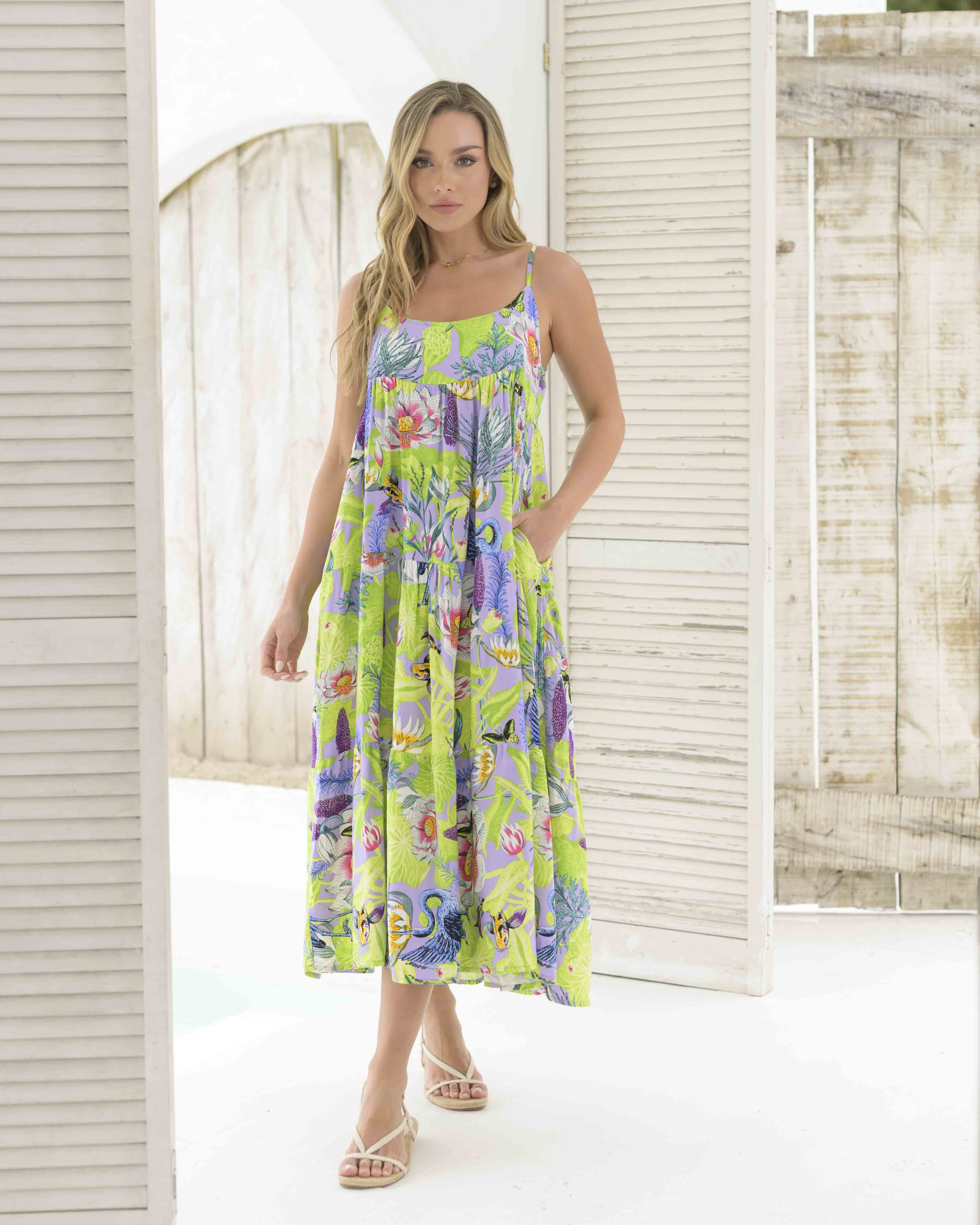 Vestido Cereza Lavanda