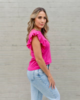 Camiseta Rebeca fucsia