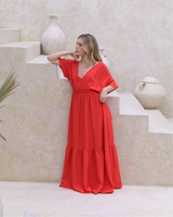 Vestido Elodia Rojo