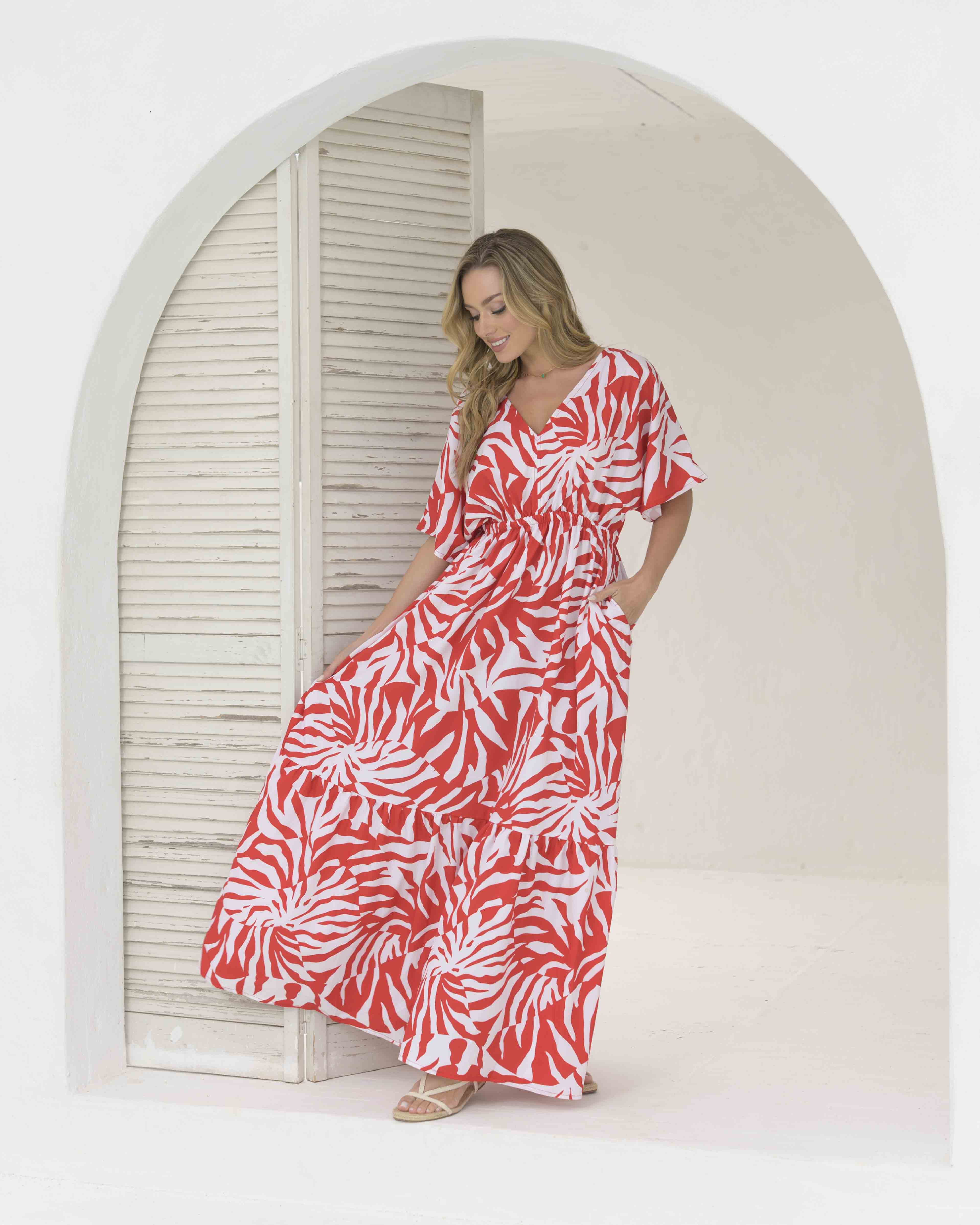 Vestido Elodia Rubi