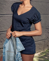 Camiseta Luza Ojalillo Negra