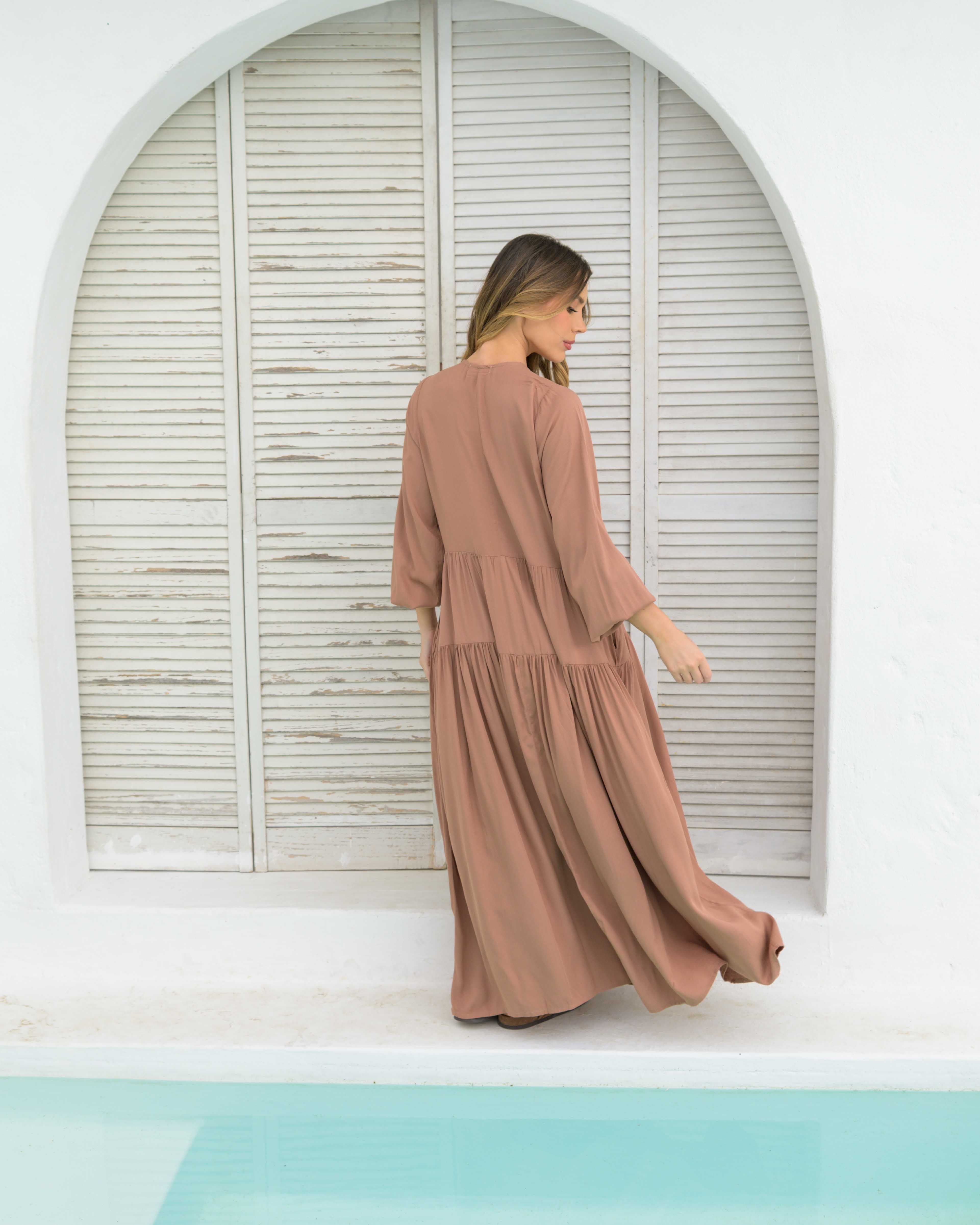 Vestido Eloisa Plane Toffee