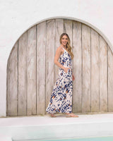 Vestido Marcia Print Azul