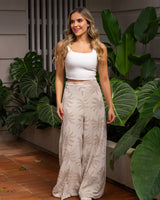 Pantalón Susi palmas arena