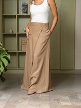 Falda Roxana Plane Cocoa