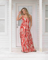 Vestido Marcia boreal rojo