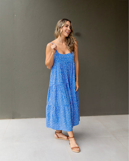 Vestido Cereza blue