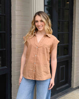 Camisa Blend Cotton Brown