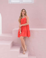 Vestido Alexa Plane Red