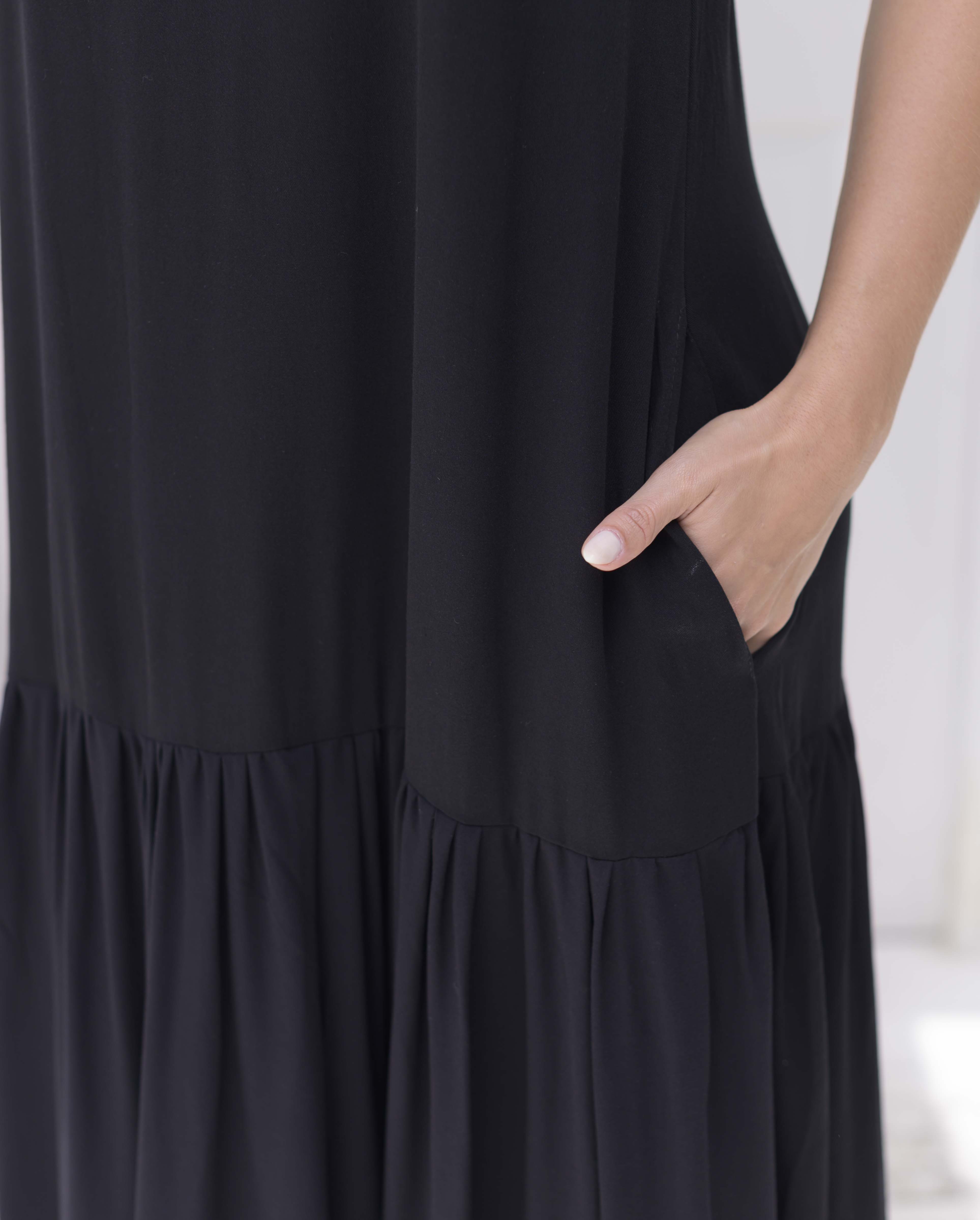 Vestido Marcia plane Black