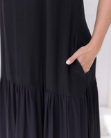 Vestido Marcia plane Black