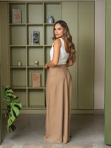 Falda Roxana Plane Cocoa