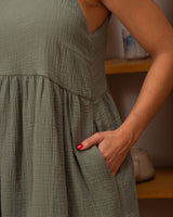 Vestido Kany plane verde