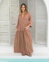 Vestido Eloisa Plane Toffee