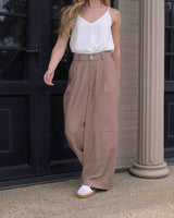 Pantalón Kary Plane Camel