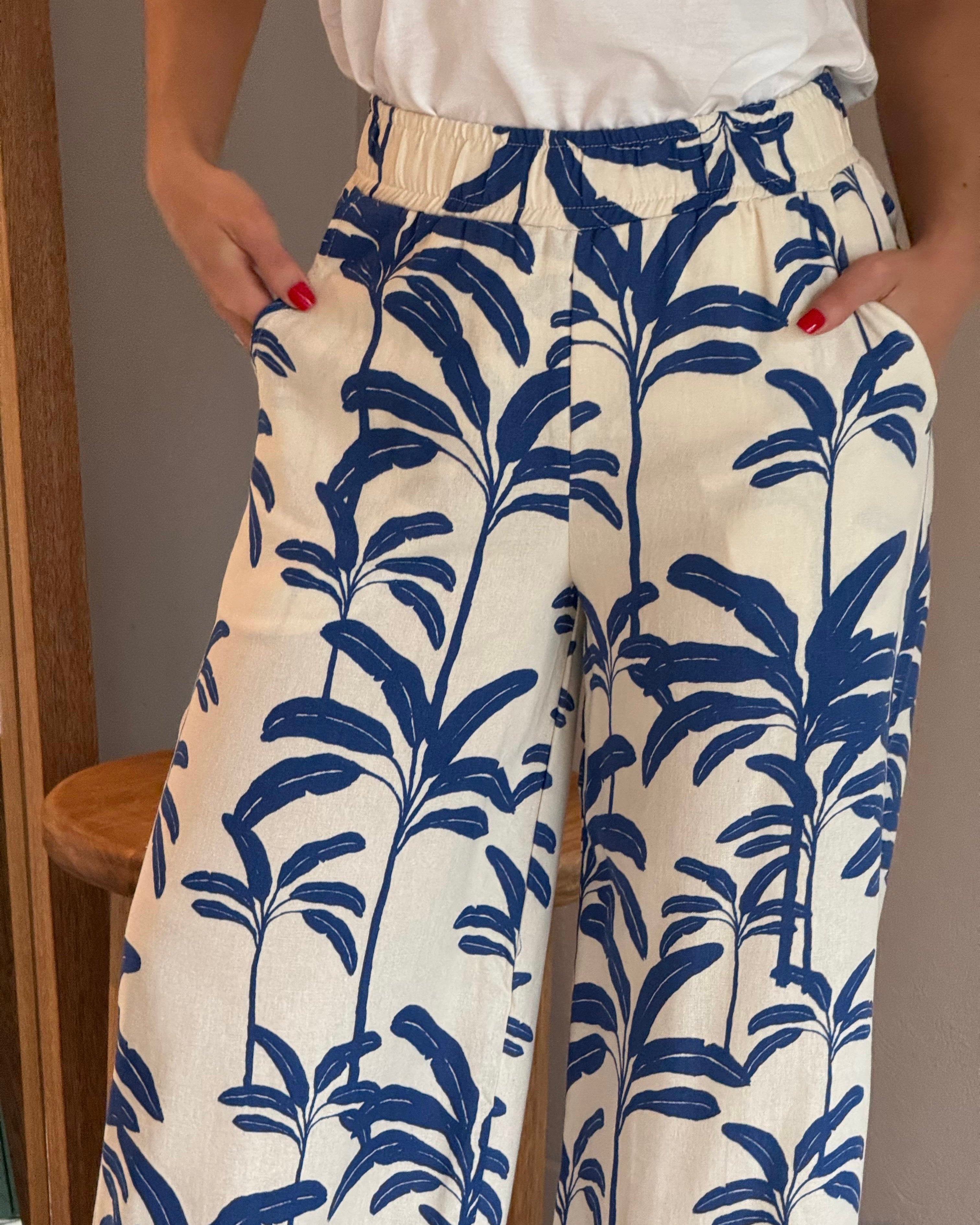 Pantalon Cande Suiza Blue