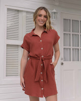 Vestido Vera Cotton Mocca