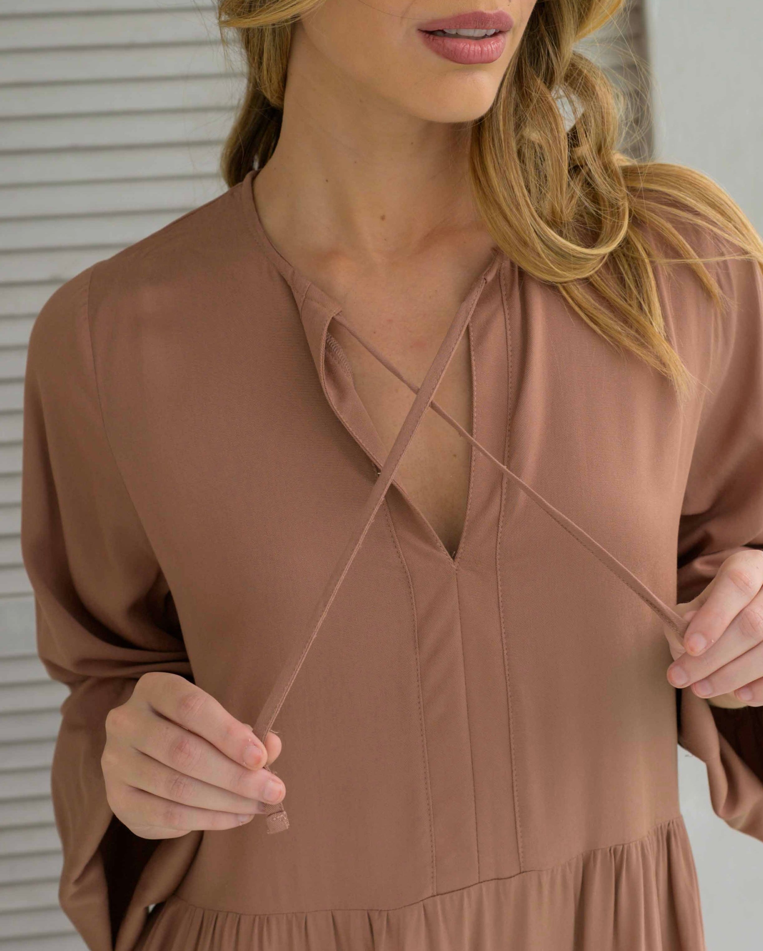 Vestido Eloisa Plane Toffee