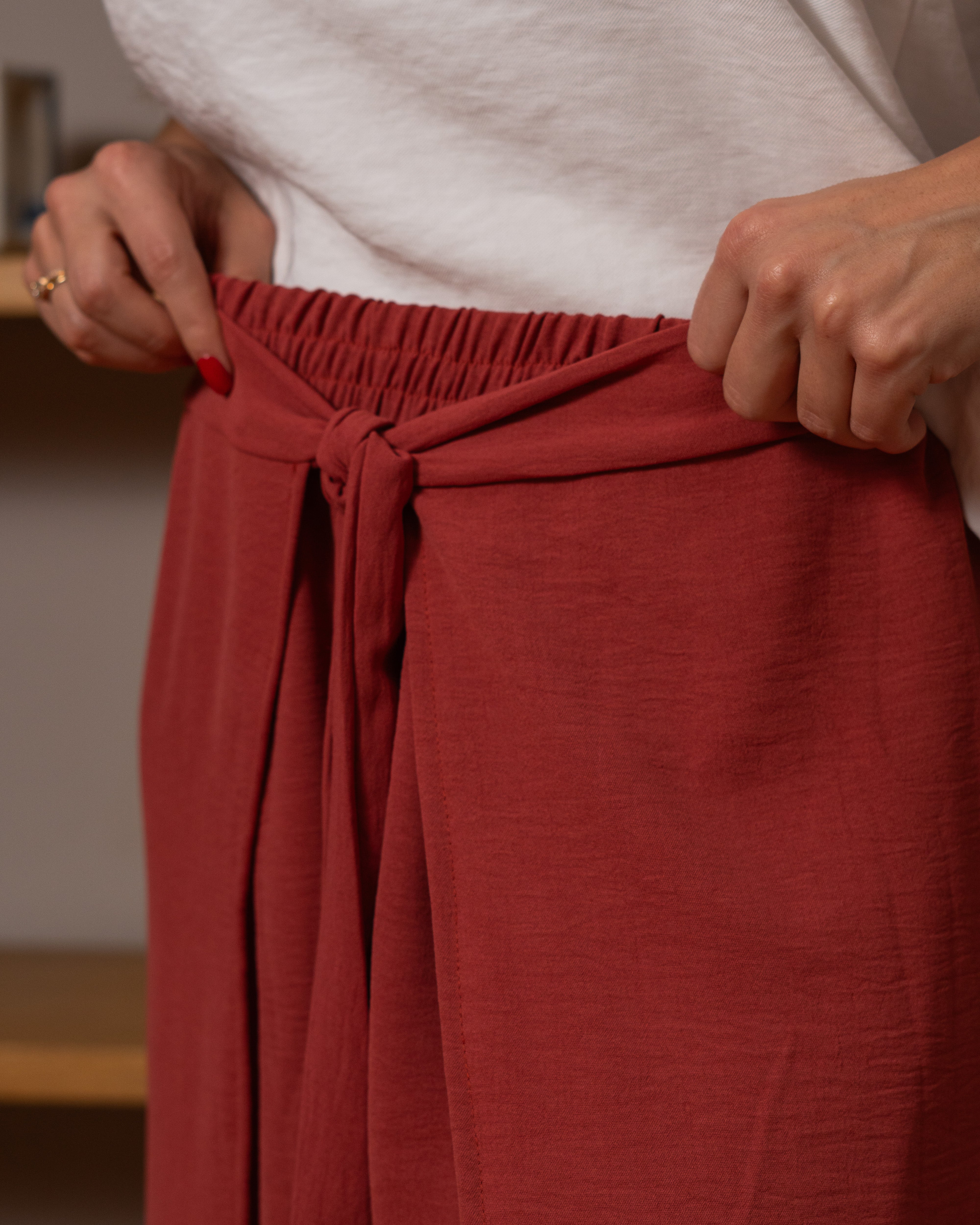 Pantalón Paulina plane rubor