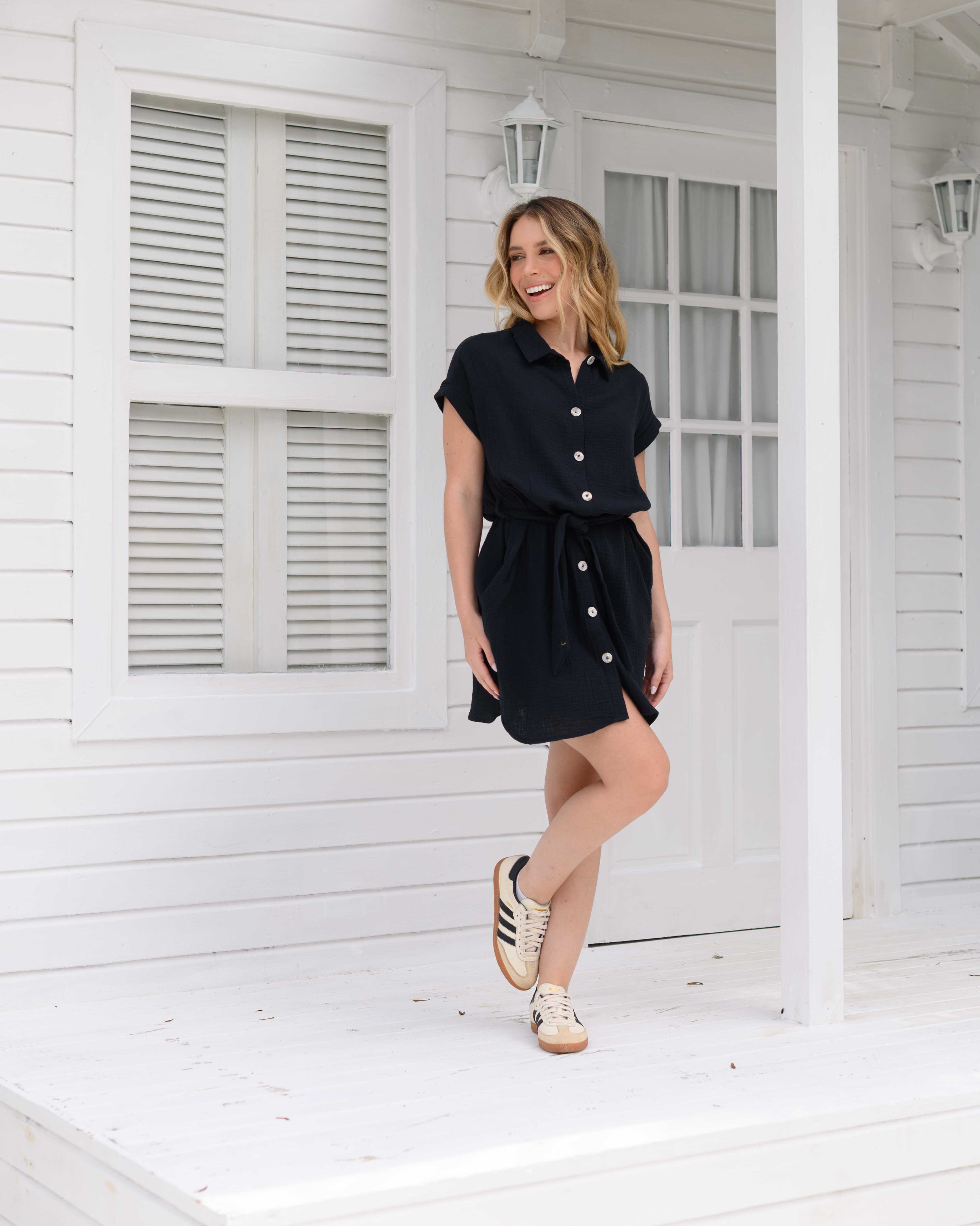 Vestido Vera Cotton Negro