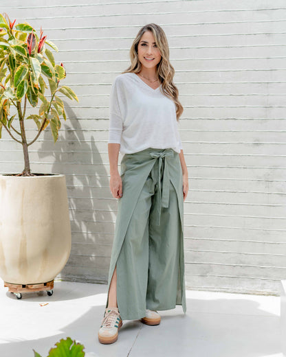 Pantalon Paulina Kloss Salvia