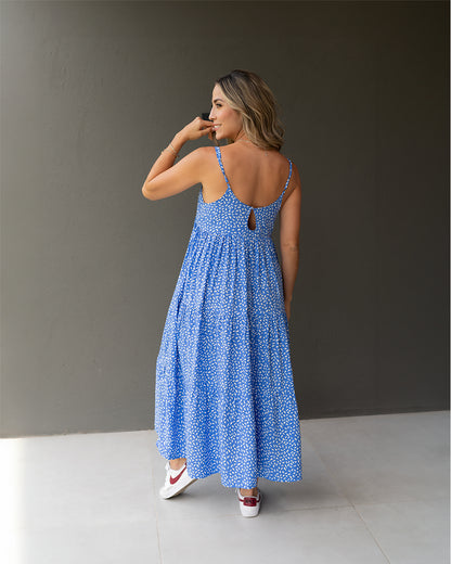 Vestido Cereza blue