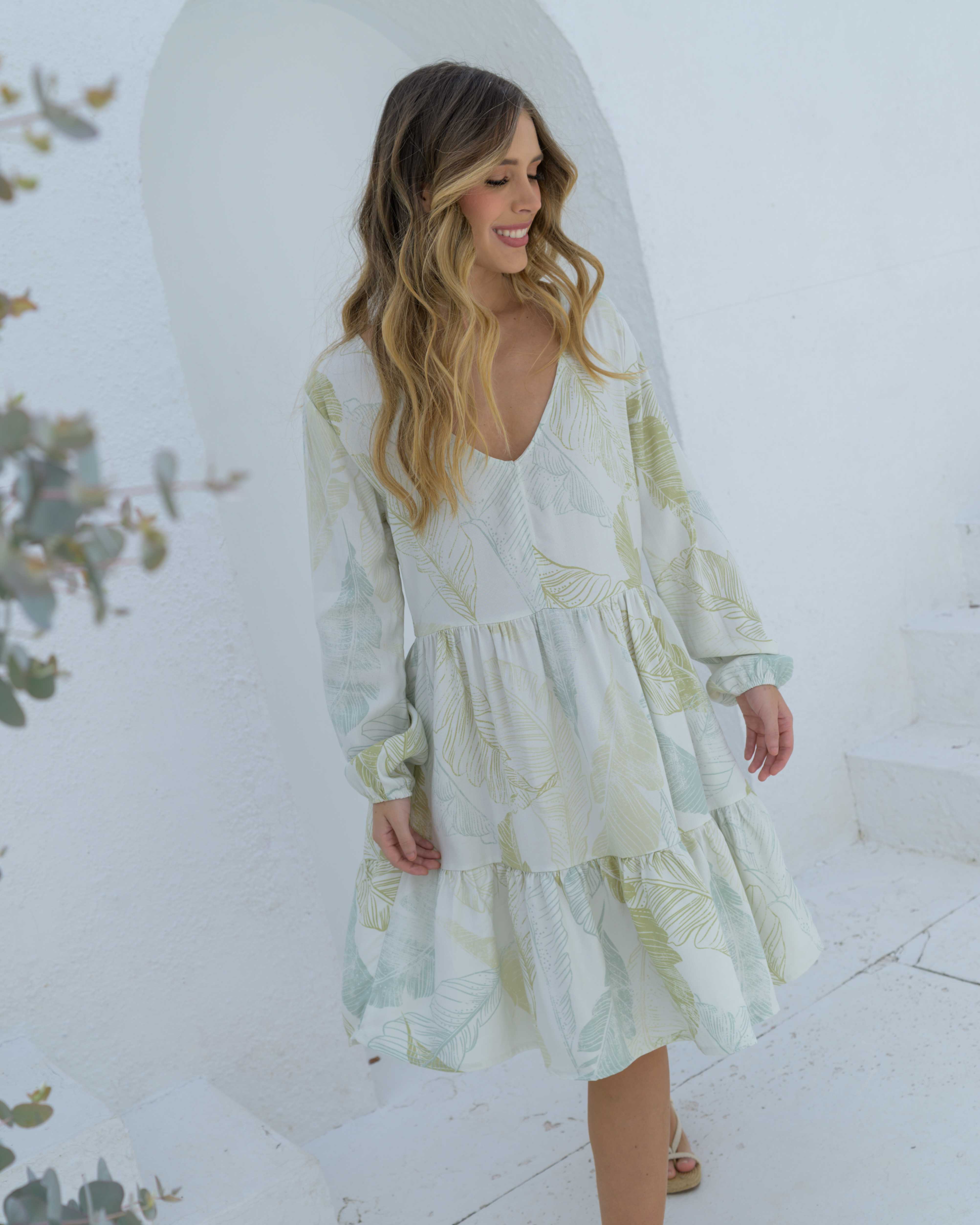 Vestido Santana Tropic Green