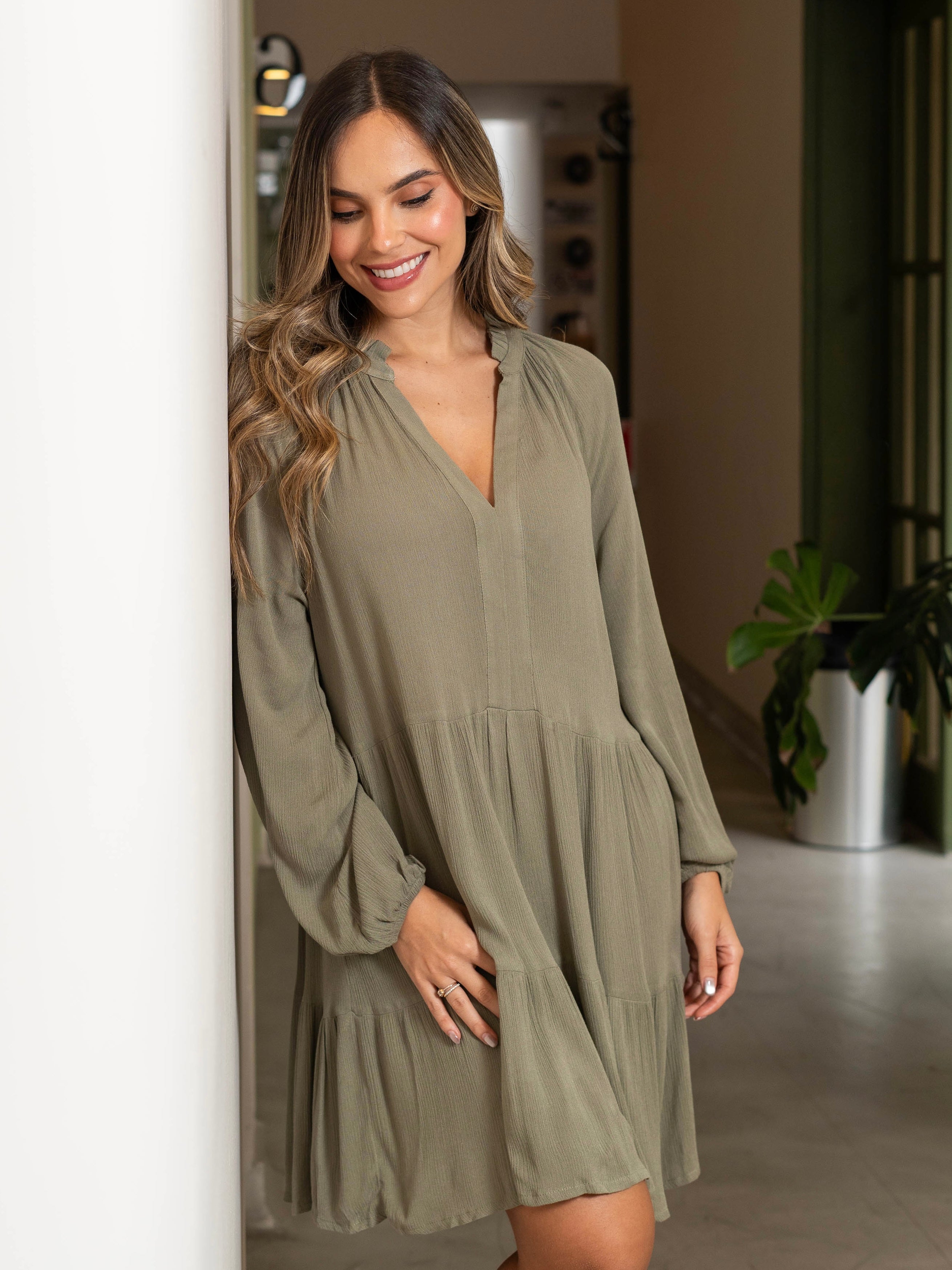 Vestido Anis Plane Verde