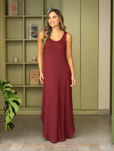 Vestido Isabella Plane vino