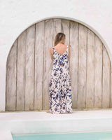 Vestido Marcia Print Azul