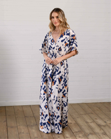 Vestido Elodia Print Azul