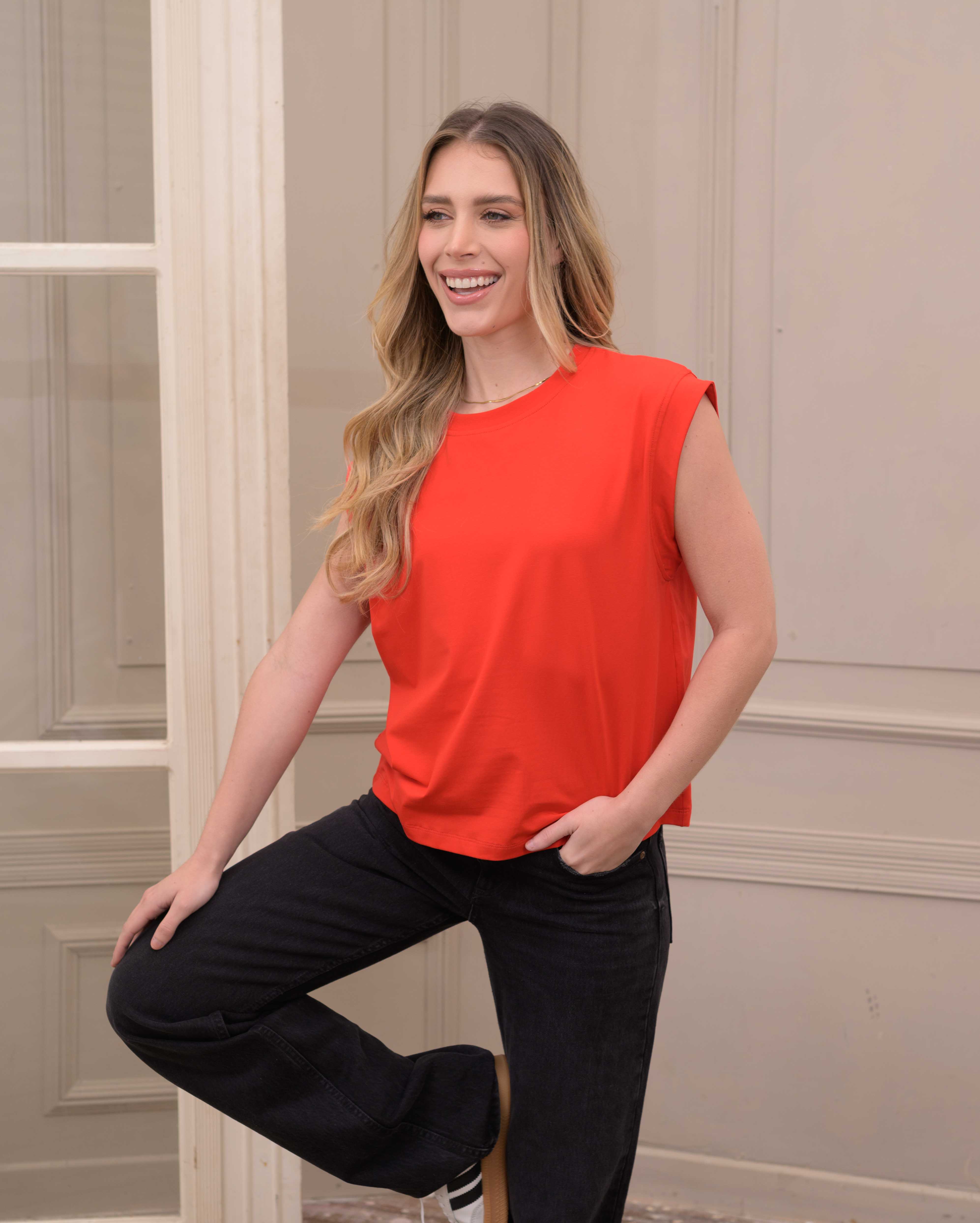Camiseta Noah Moncler Rojo