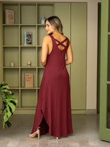 Vestido Isabella Plane vino