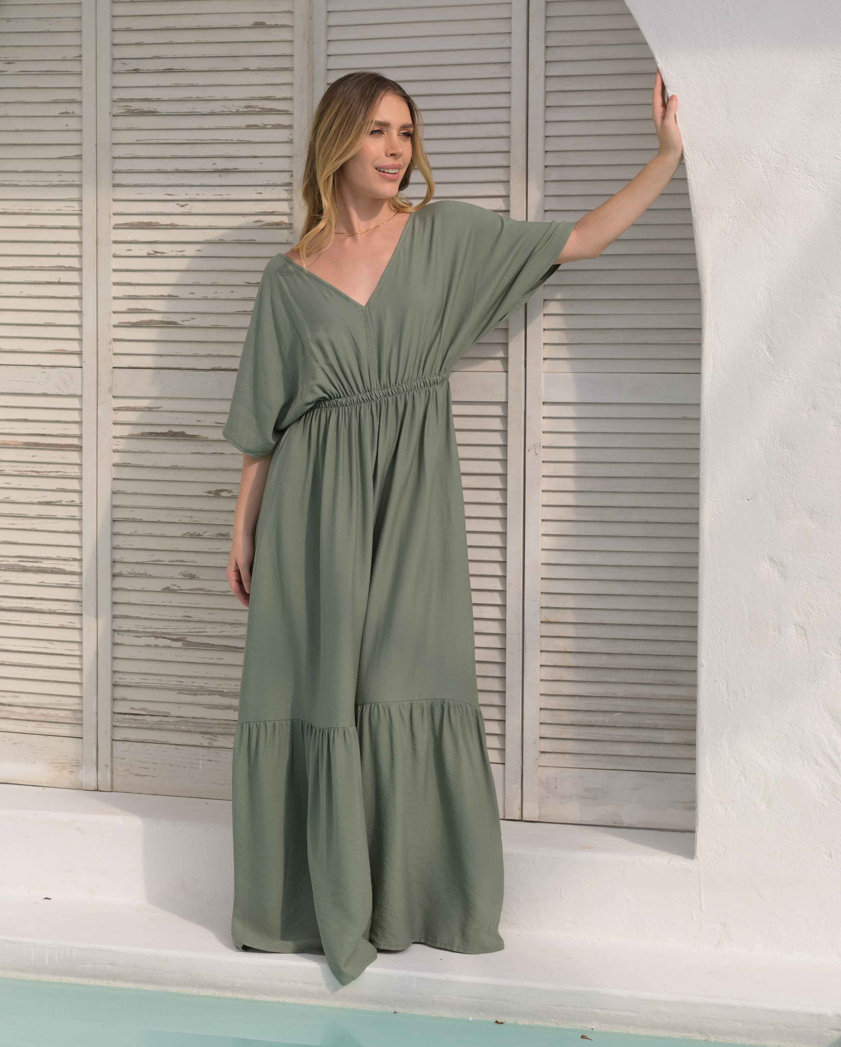 Vestido Elodia Plane Salvia