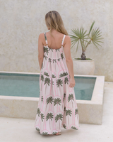 Vestido Lily Palmas Marfil