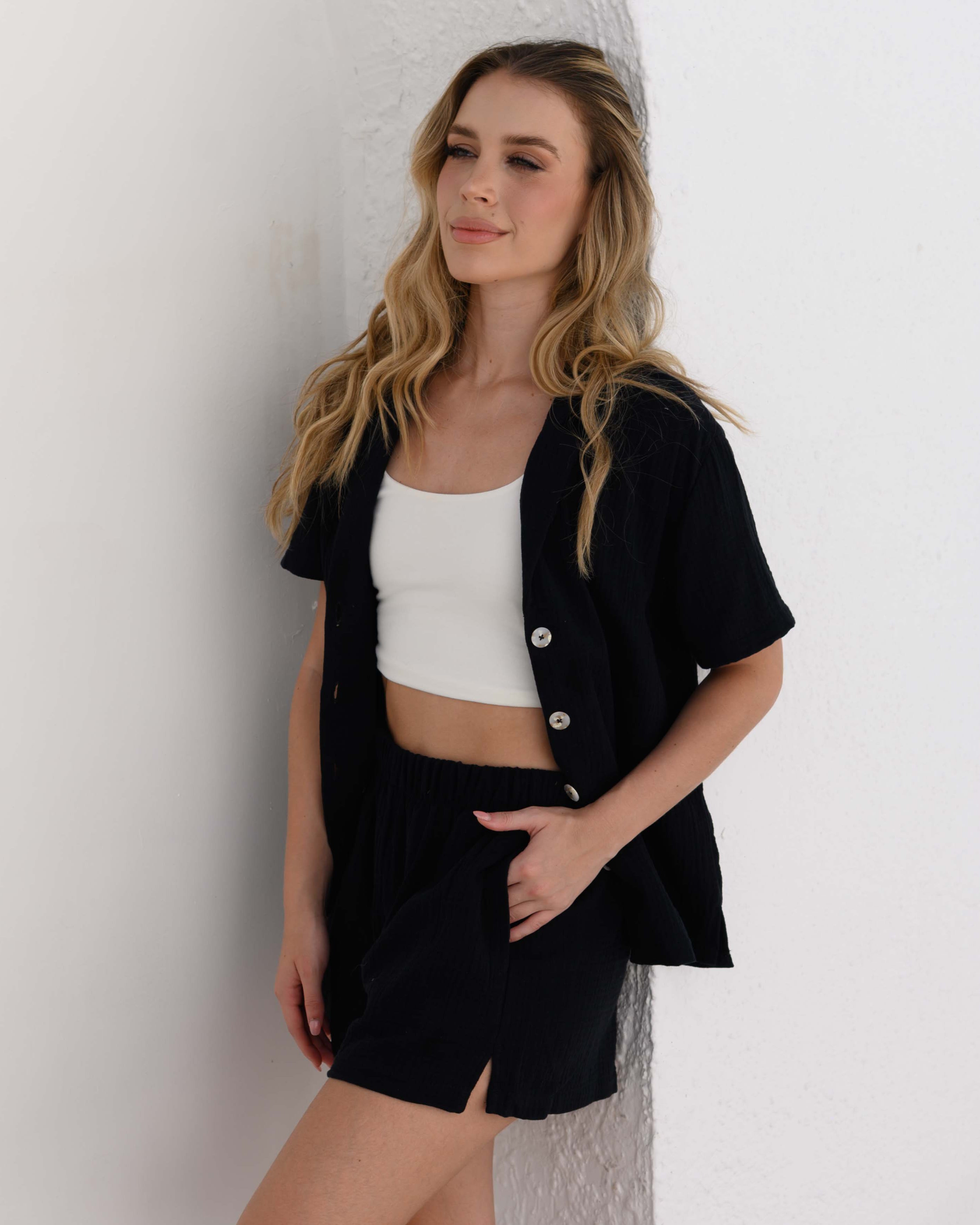 Set Cotton negro
