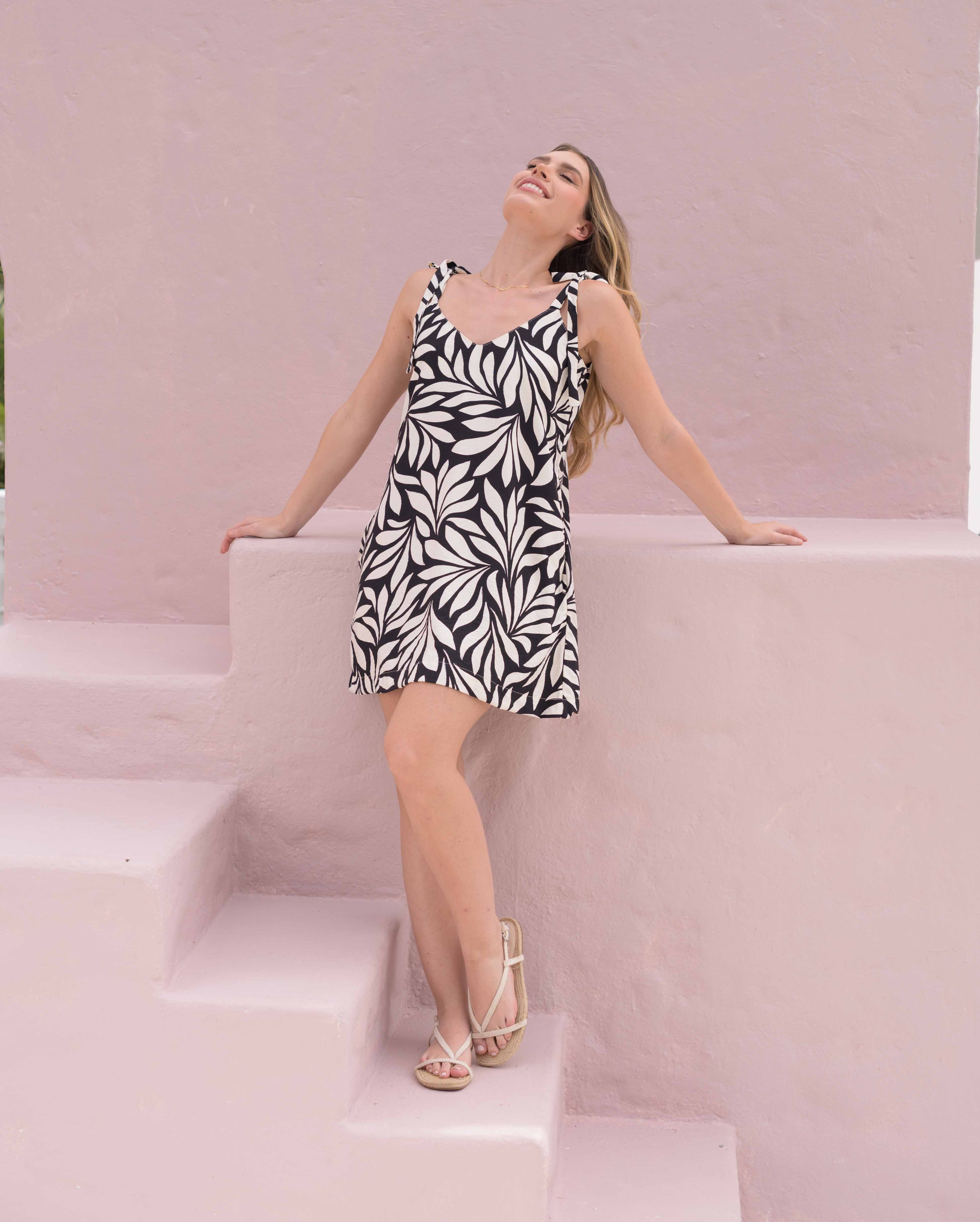 Vestido Abril Kioto Negro