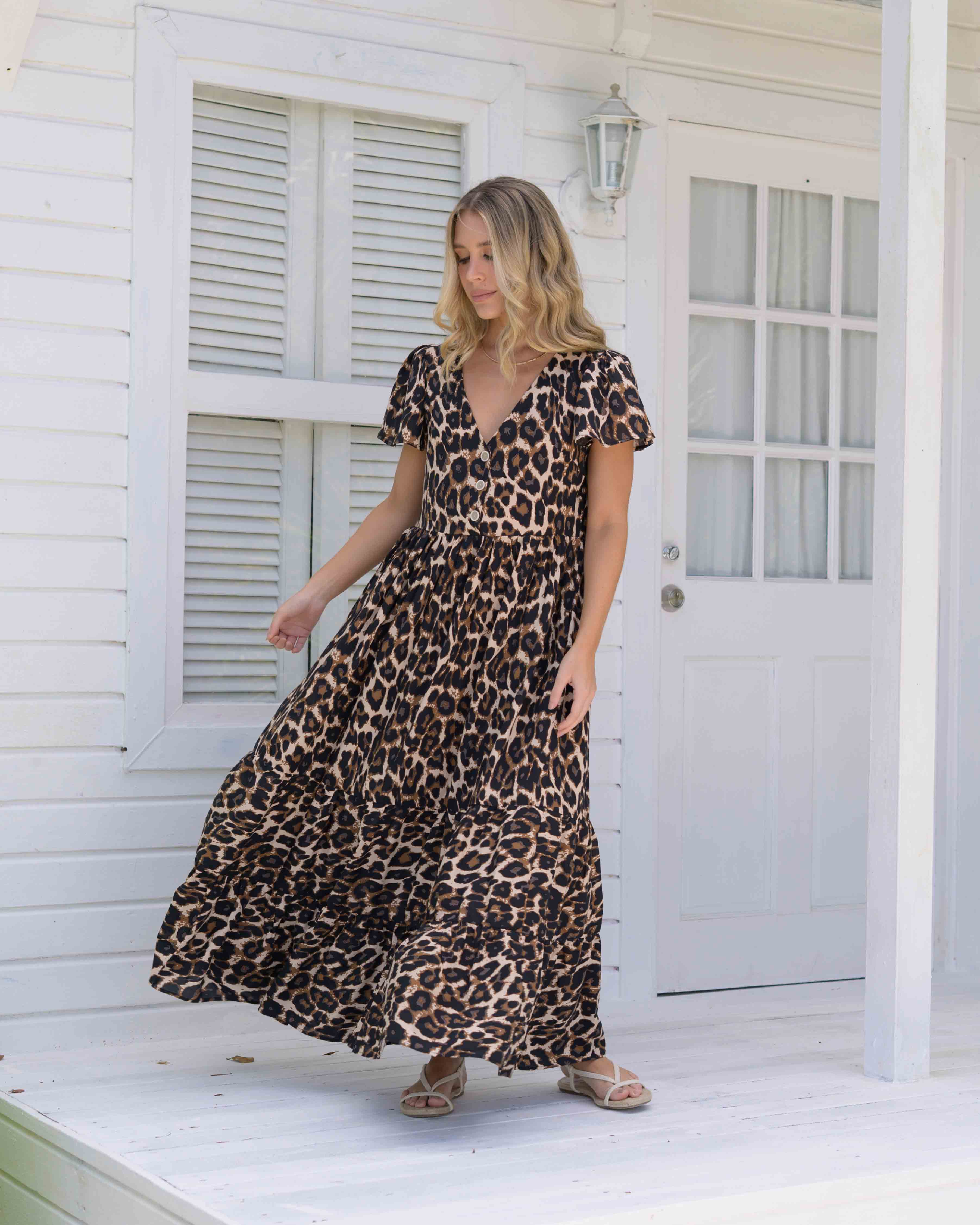 Vestido Praga Print Cafe