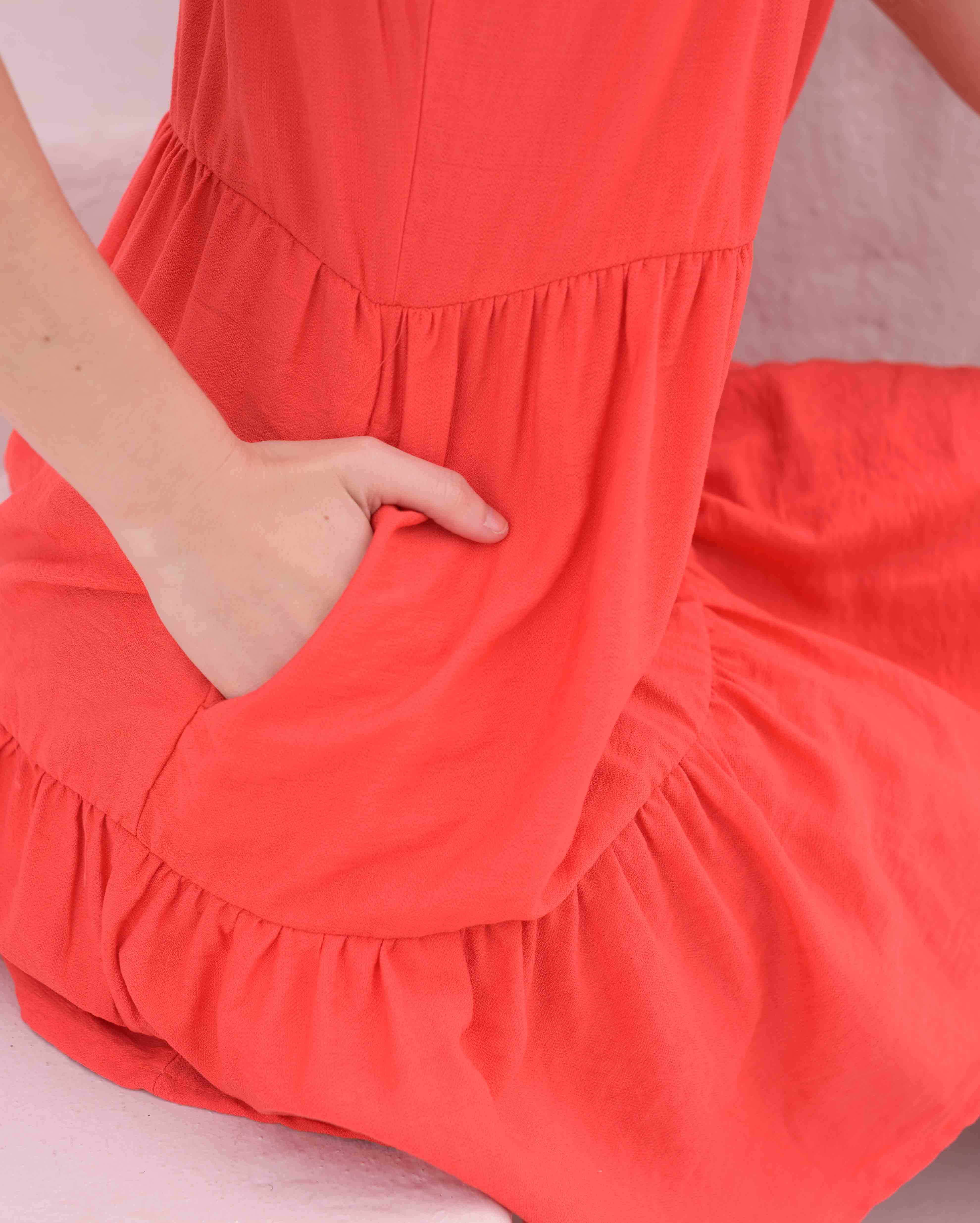 Vestido Alexa Plane Red