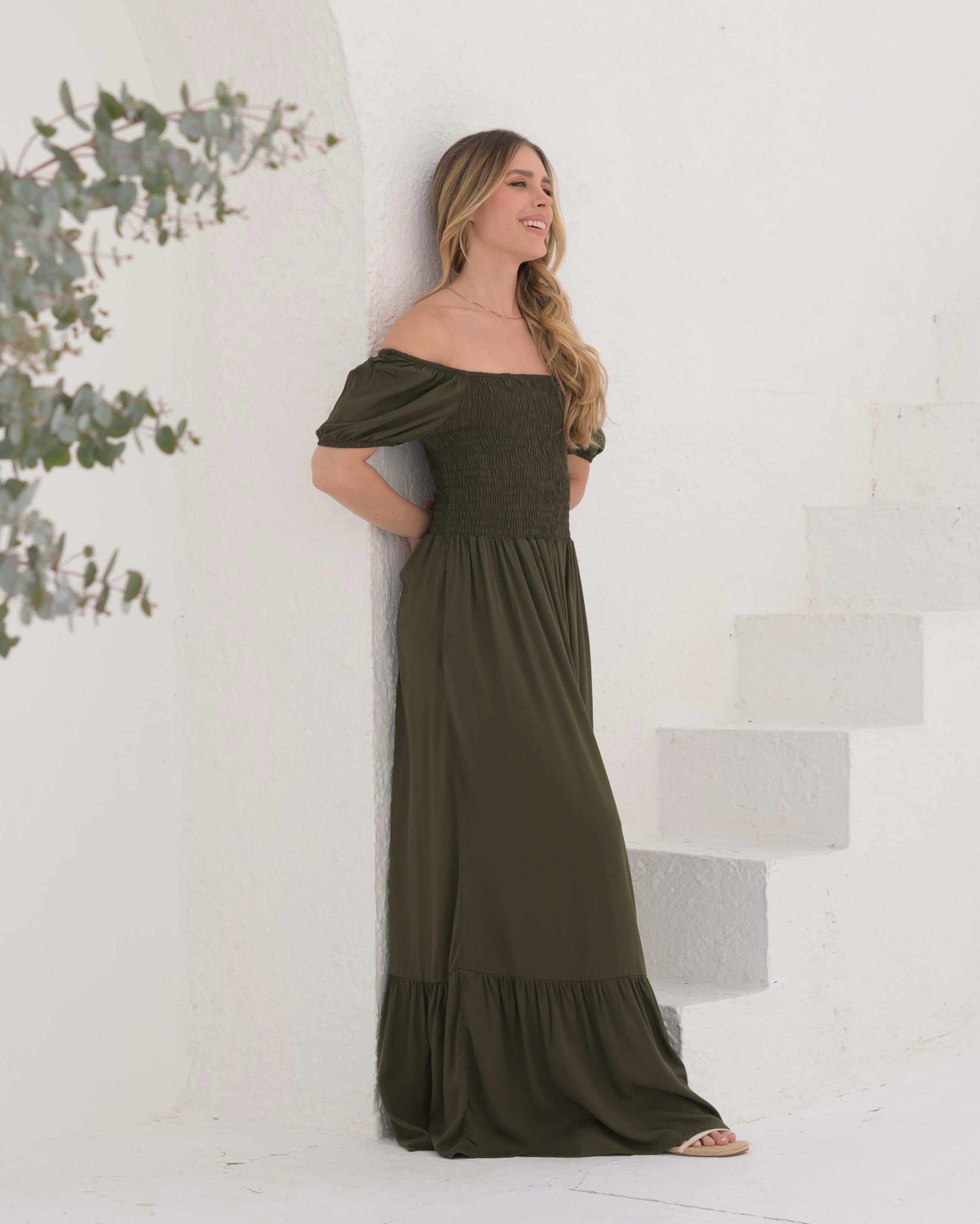 Vestido Katy Plane Verde