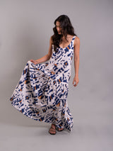 Vestido Marcia Print Azul