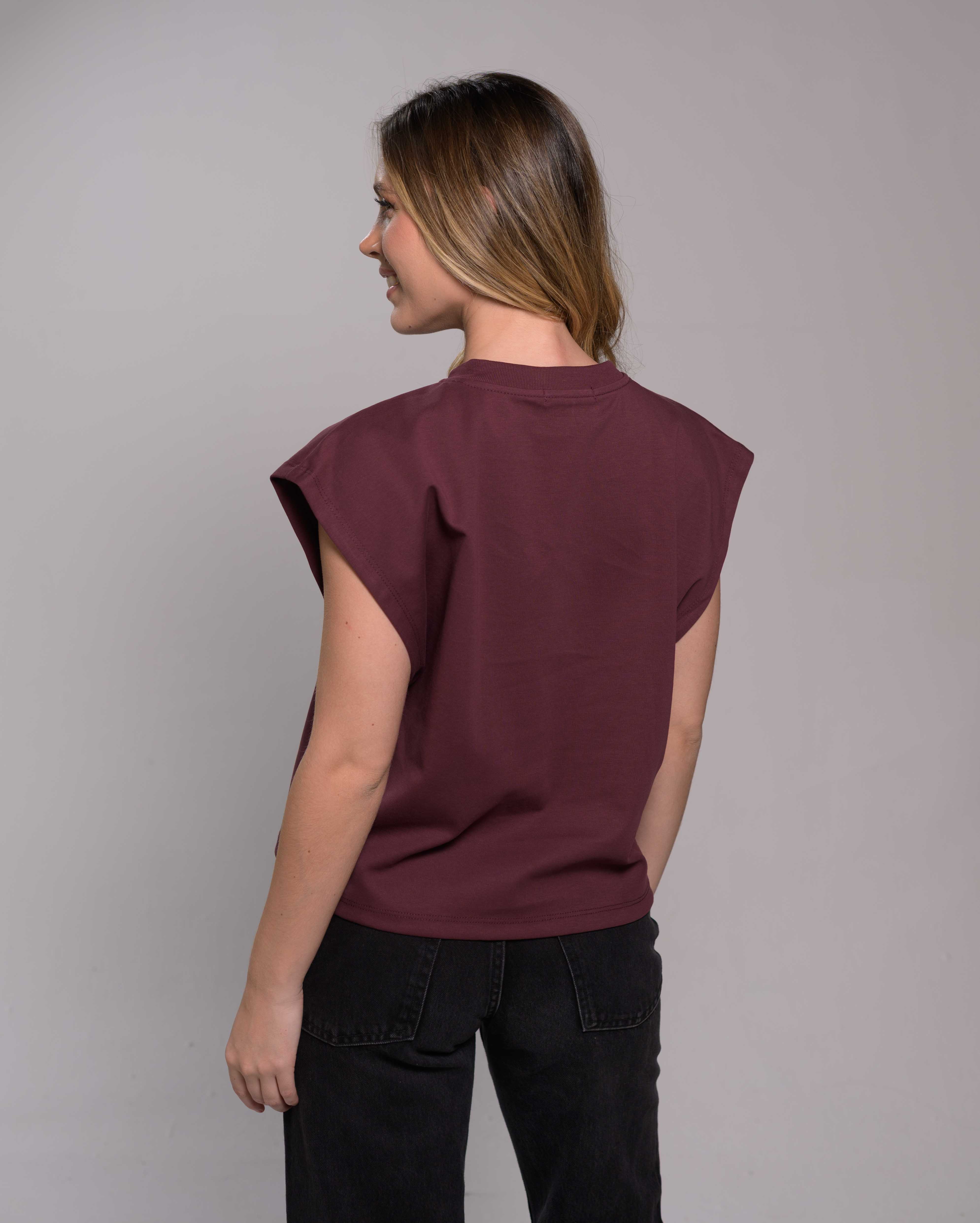 Blusa Frida Acid Vino