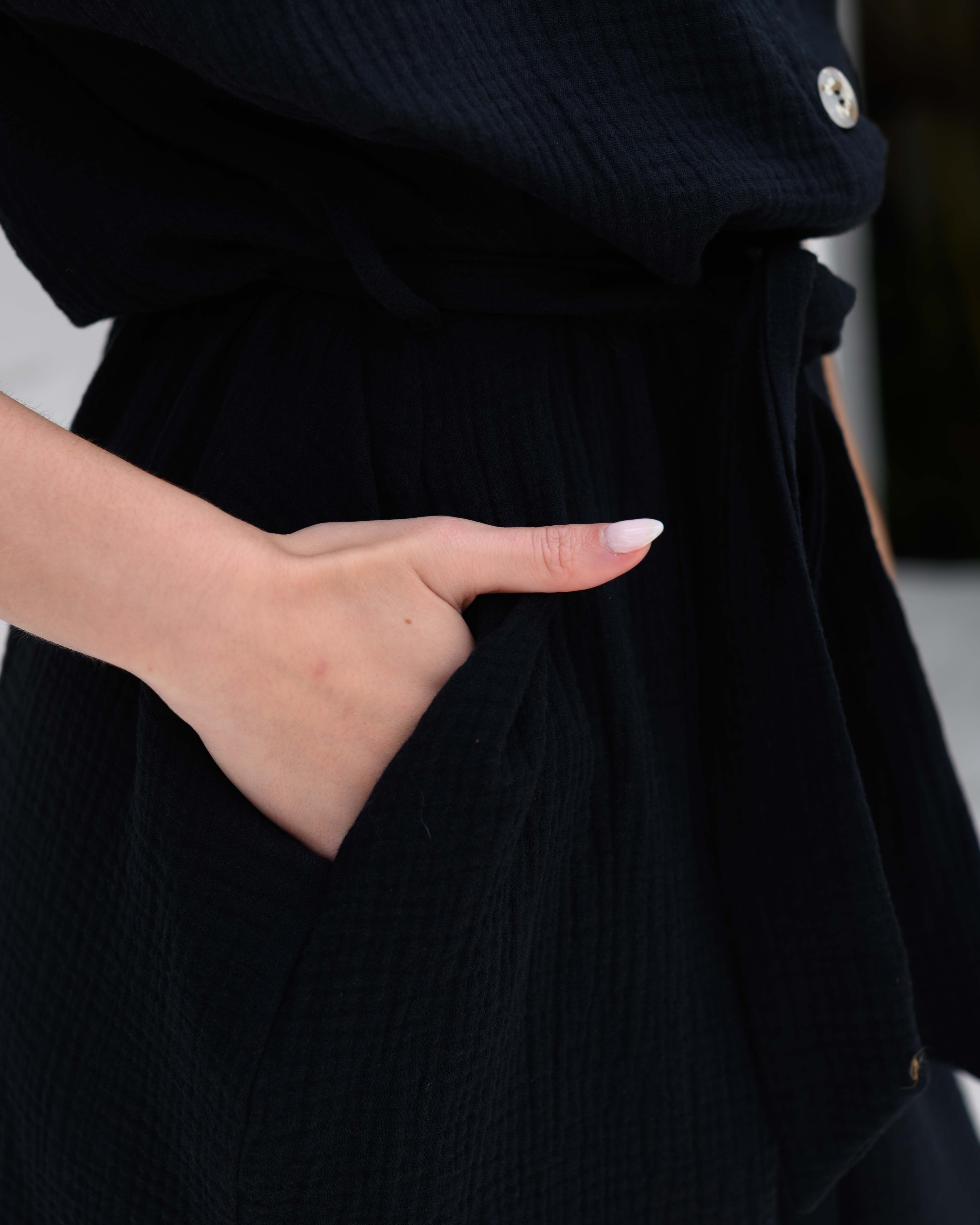 Vestido Vera Cotton Negro