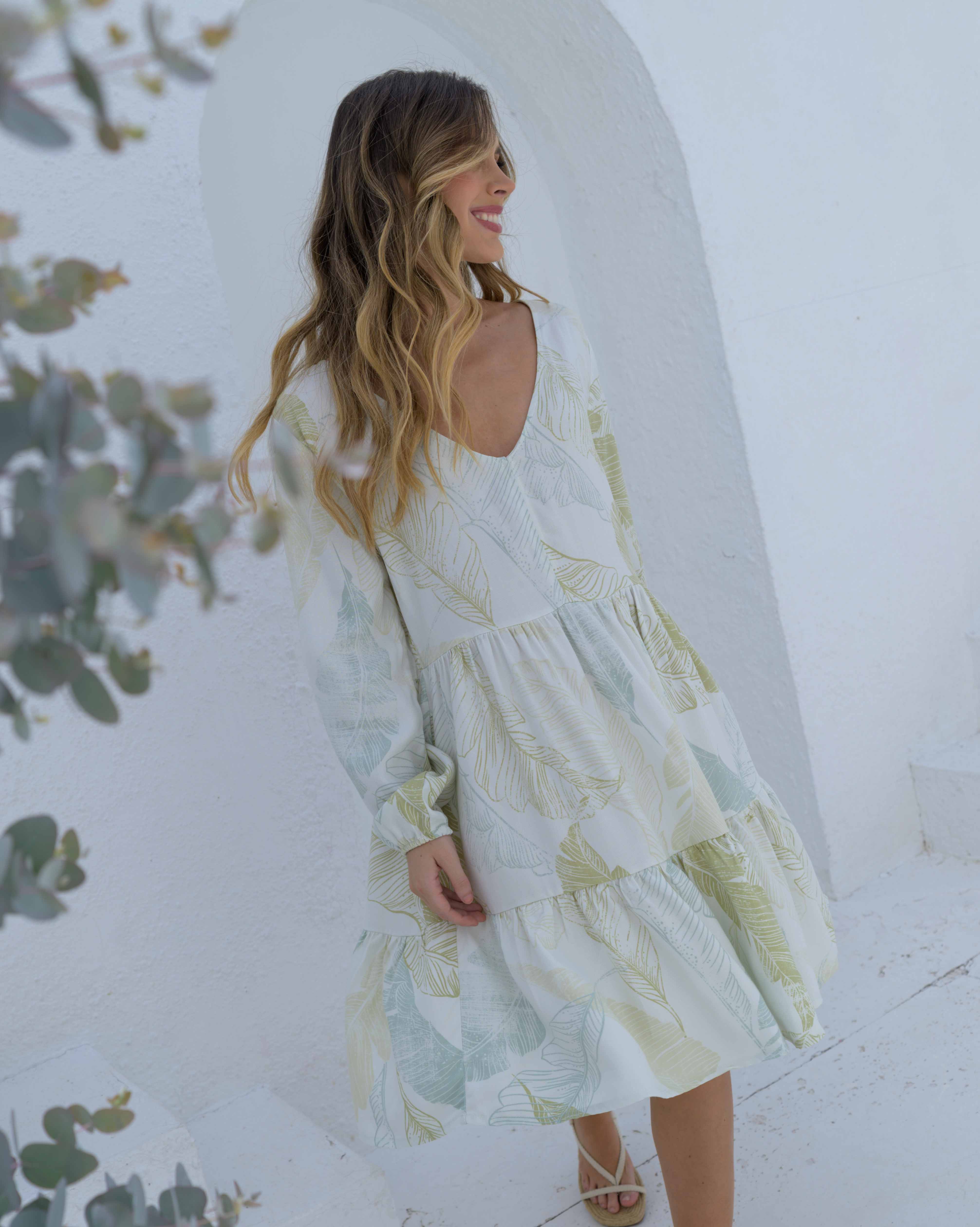 Vestido Santana Tropic Green