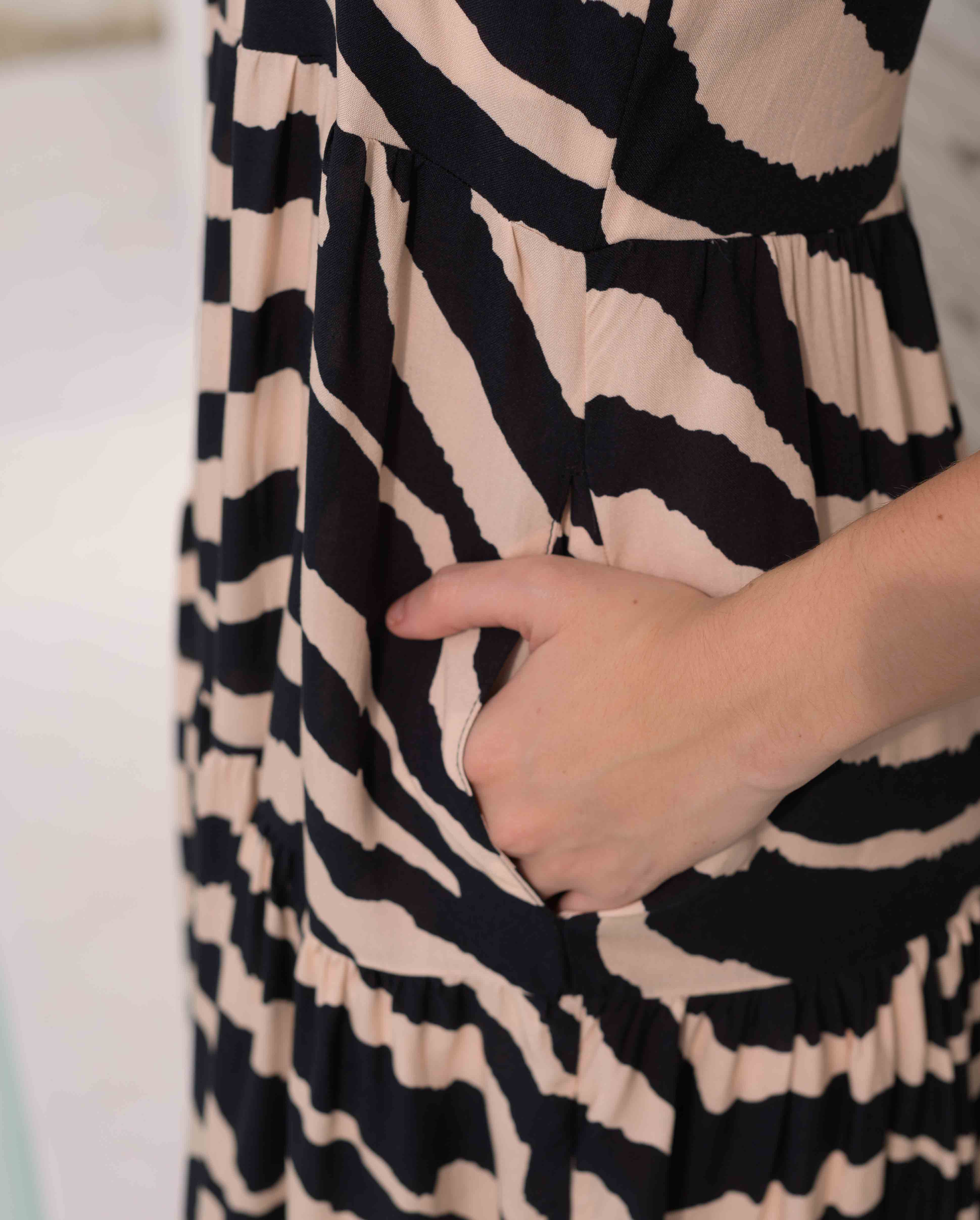 Vestido Isa Zebra