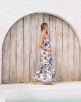 Vestido Marcia Print Azul
