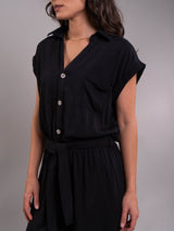 Enterizo Cristi Plane Negro