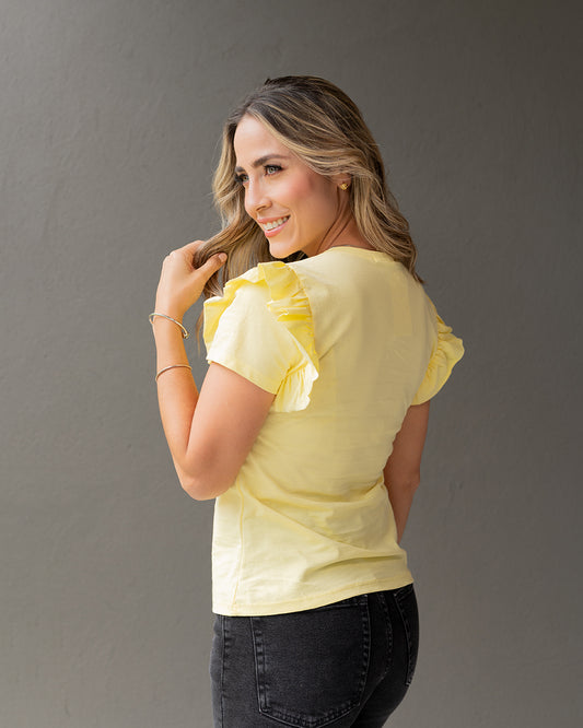 T Shirt Valery Amarillo