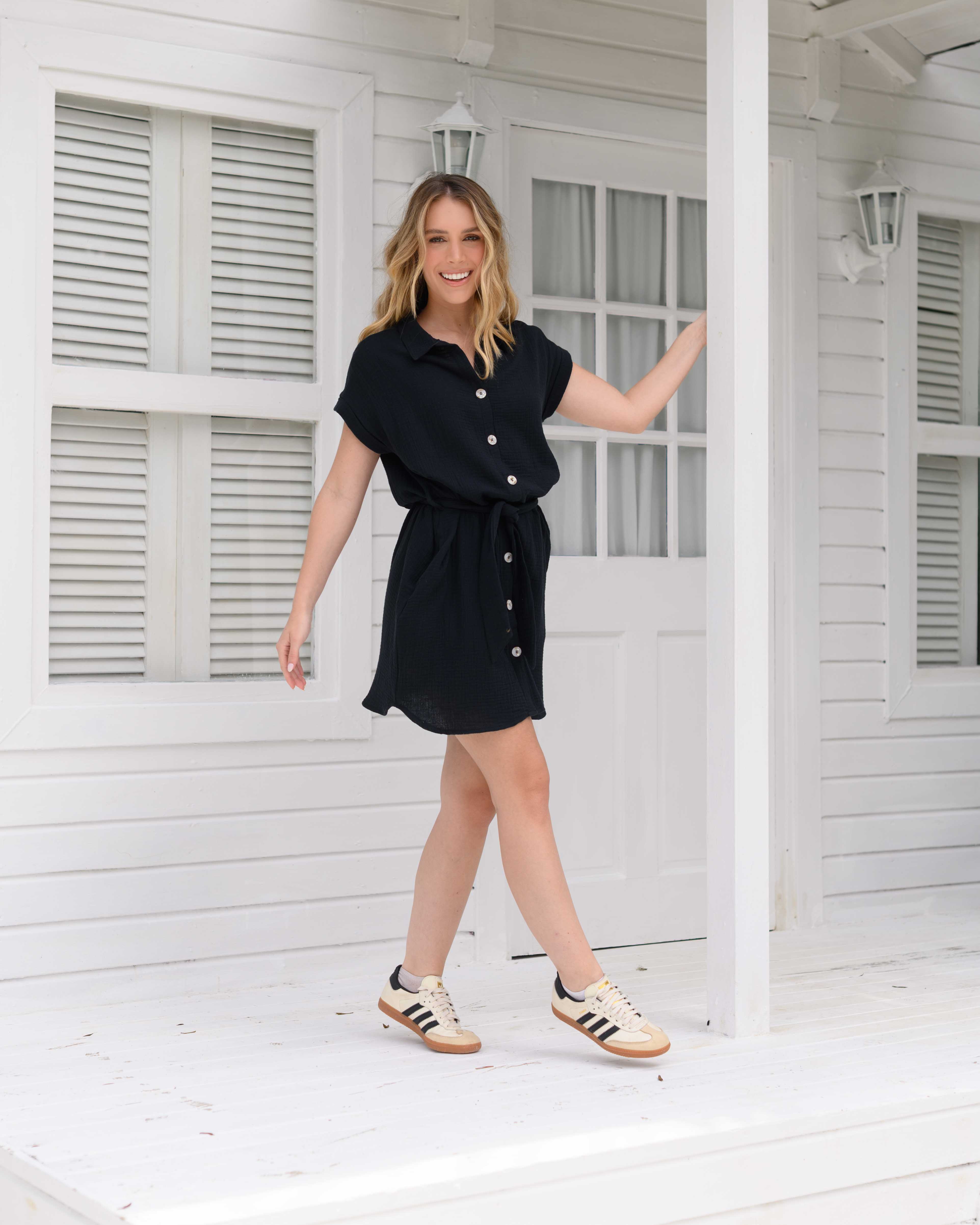 Vestido Vera Cotton Negro