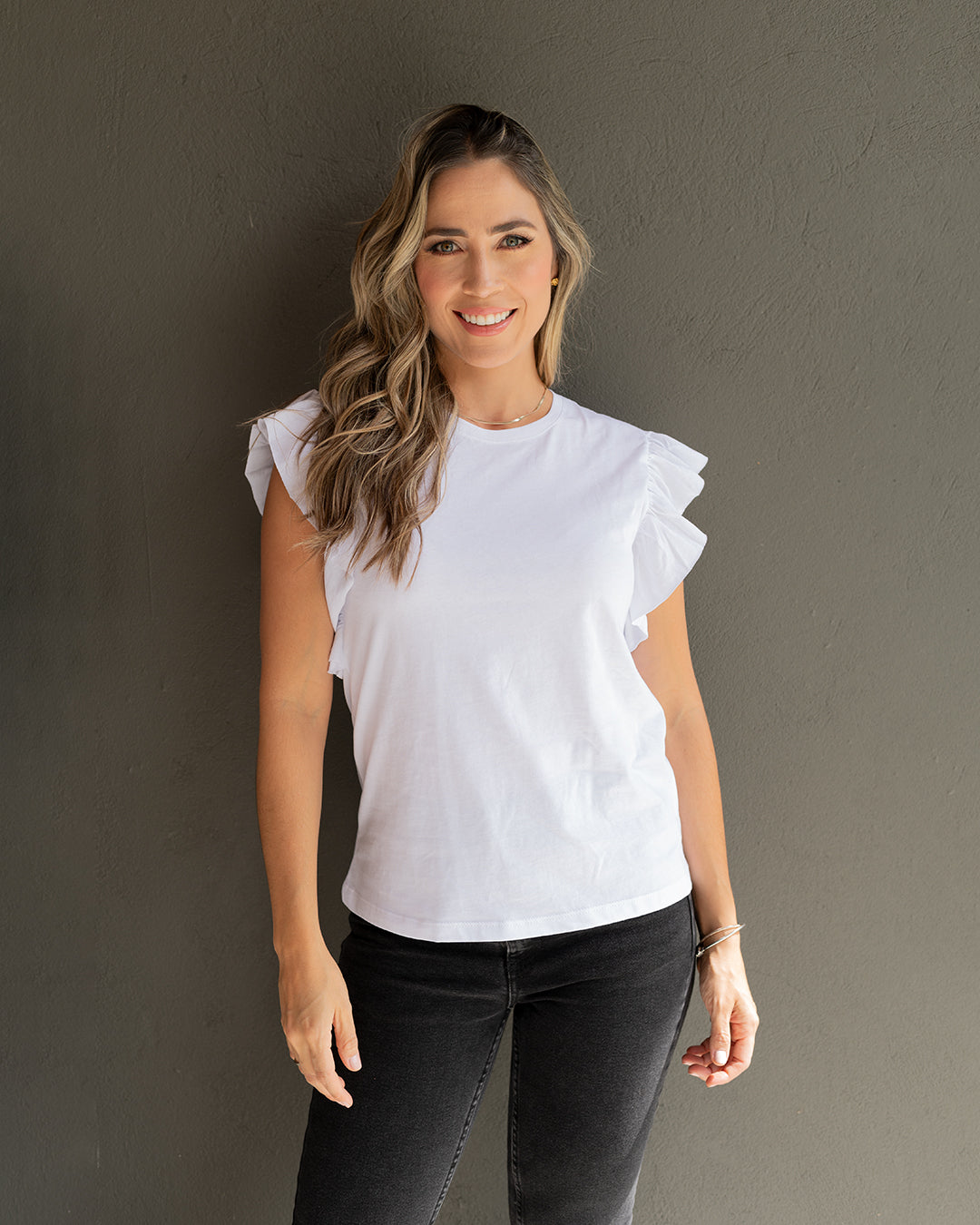 T Shirt Rebeca Blanca